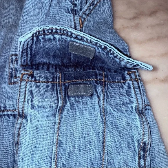 Abercrombie Kids baggy cargo blue jeans size 11/12 - Picture 8 of 12